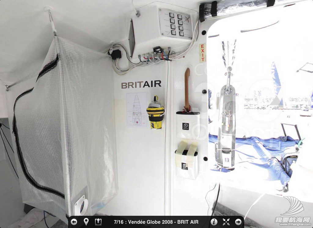 单人环球航海帆船内部探秘之BRIT AIR