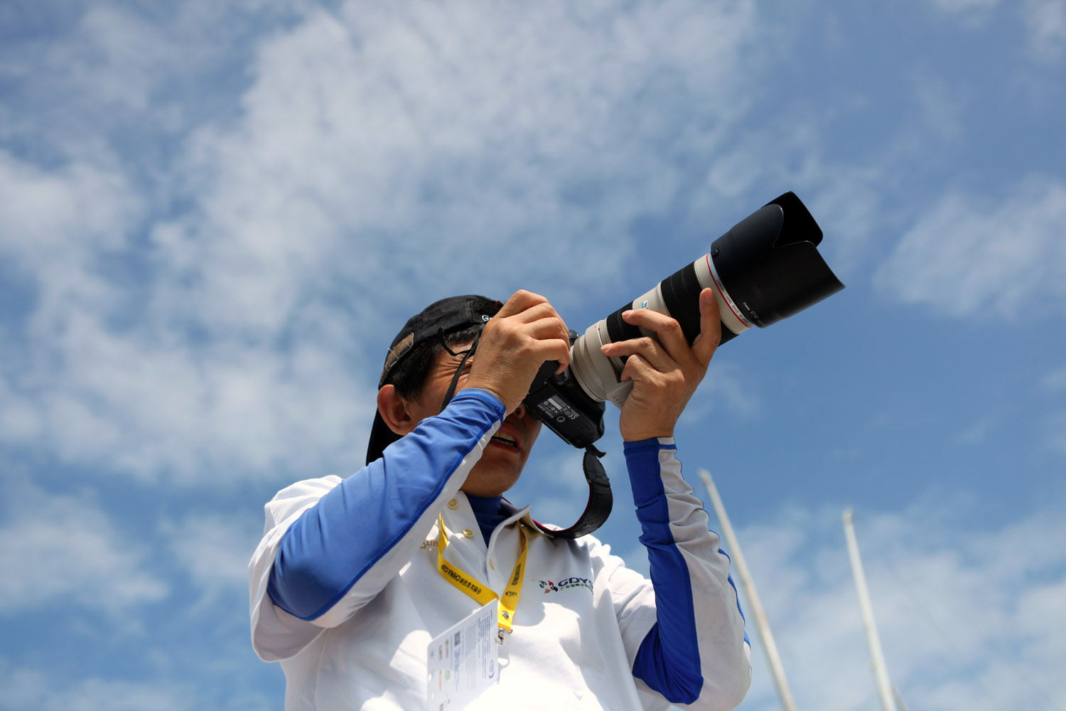 2015中国杯帆船赛摄影师