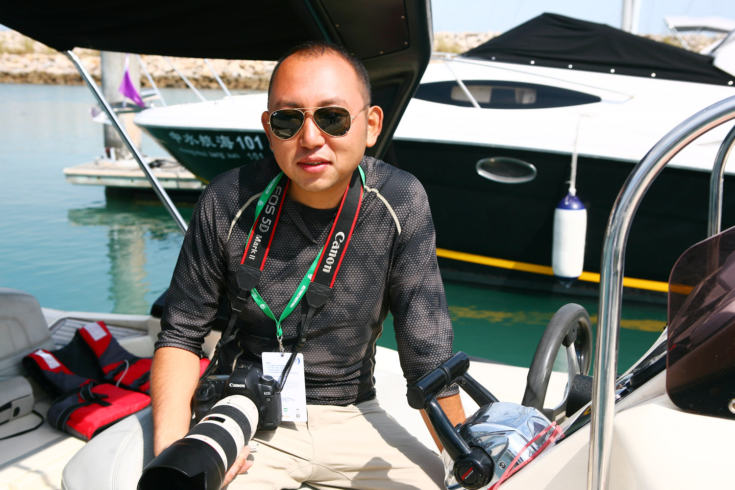 2015中国杯帆船赛摄影师