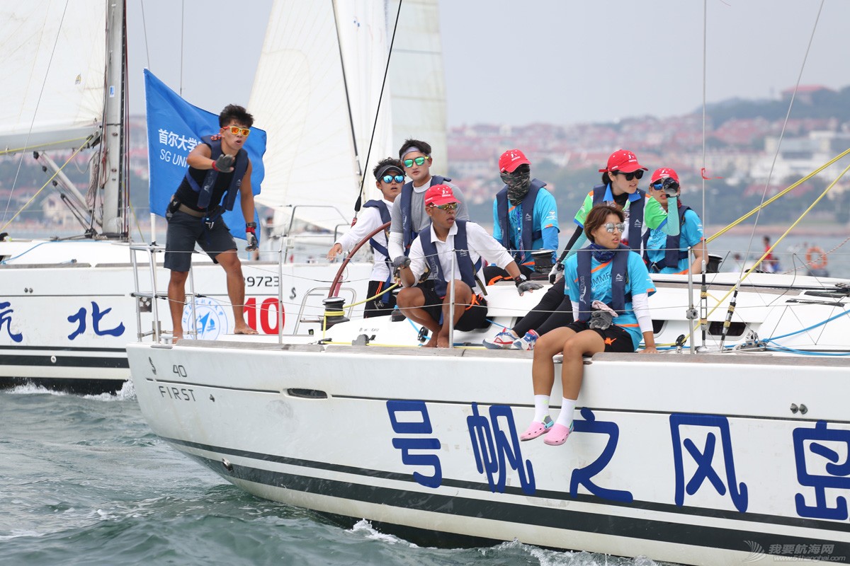 青岛国际大学生帆船训练营首尔大学&庆尚大学联合队