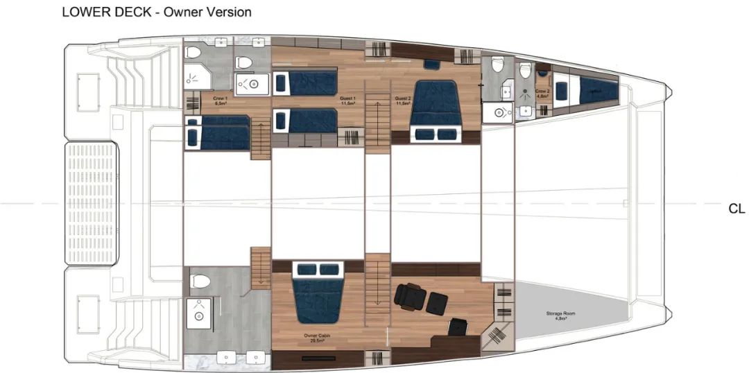 2023交付!轿跑版环保双体游艇Ocean Eco 60w13.jpg