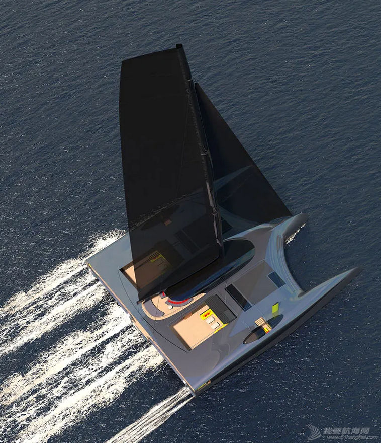 开创性40米零排放三体帆船概念Domus号w5.jpg