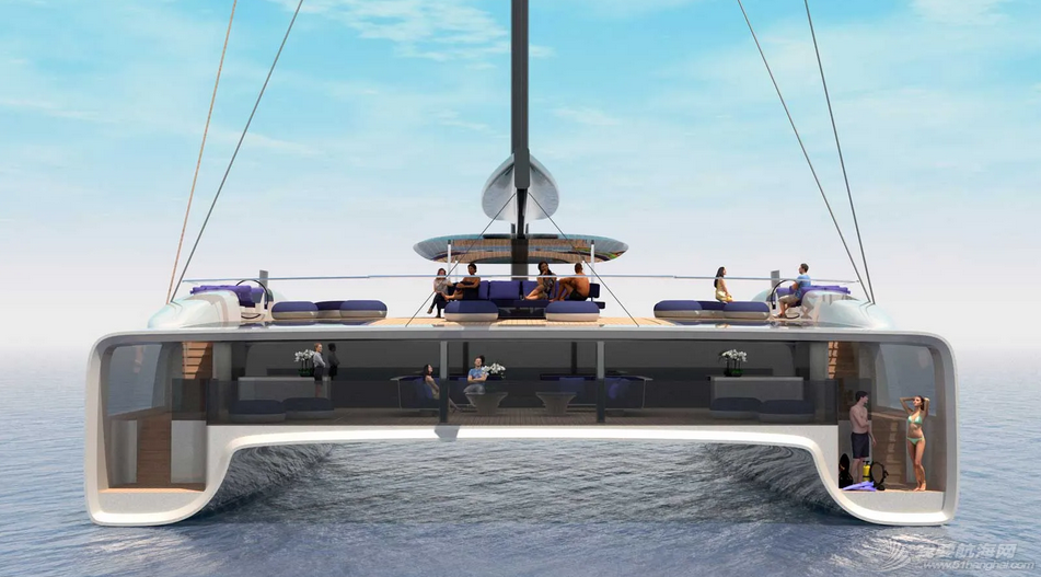零排放30米概念双体帆船Domus Catw3.jpg