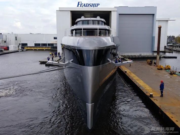 配备生物燃料发电机 斐帝星最新84米超艇下水w3.jpg