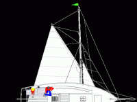 网上找到一个免费的23尺帆船设计图，完整版 23' Deben 5-Tonner